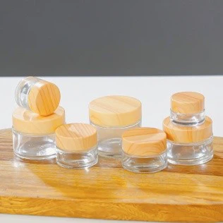 45ml Transparent Cream Bottle Cosmetic Bottle Glass Bottle