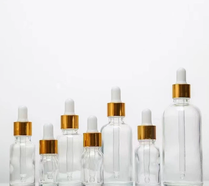 Şeffaf Damlalıklı Esansiyel Yağ Şişesi